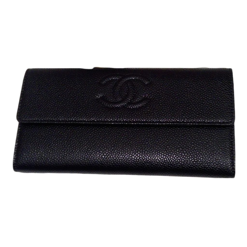CHANEL キャビアスキン 長財布 札幌市白石区 菊水