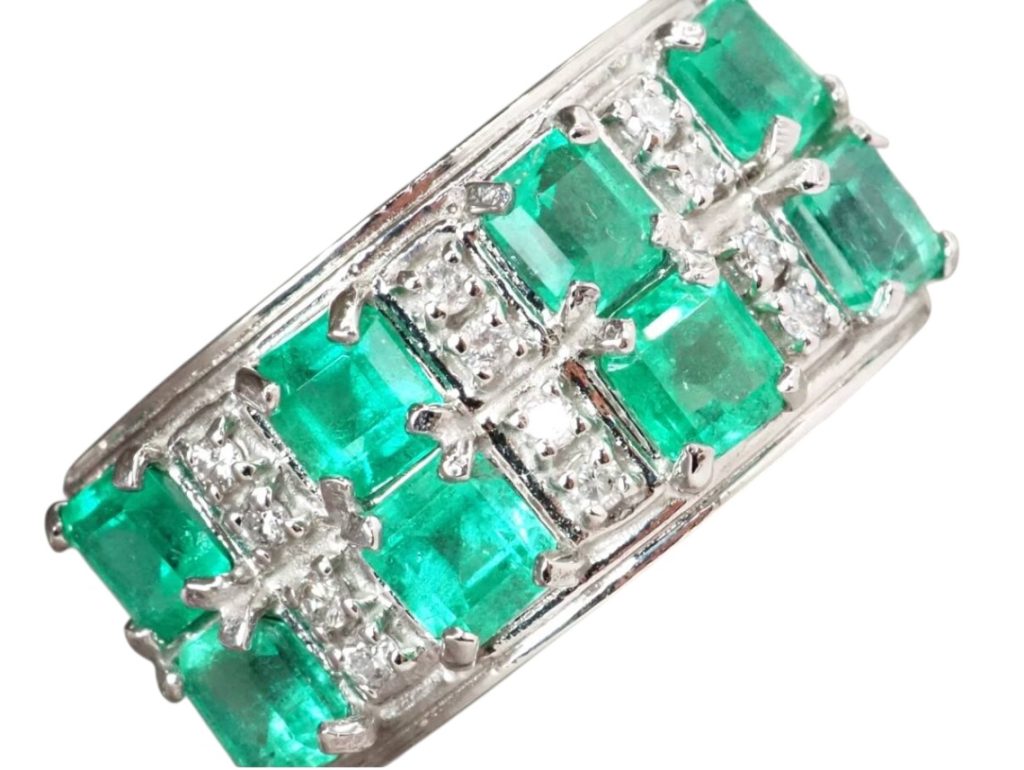 Pt900 エメラルド  リング 指輪