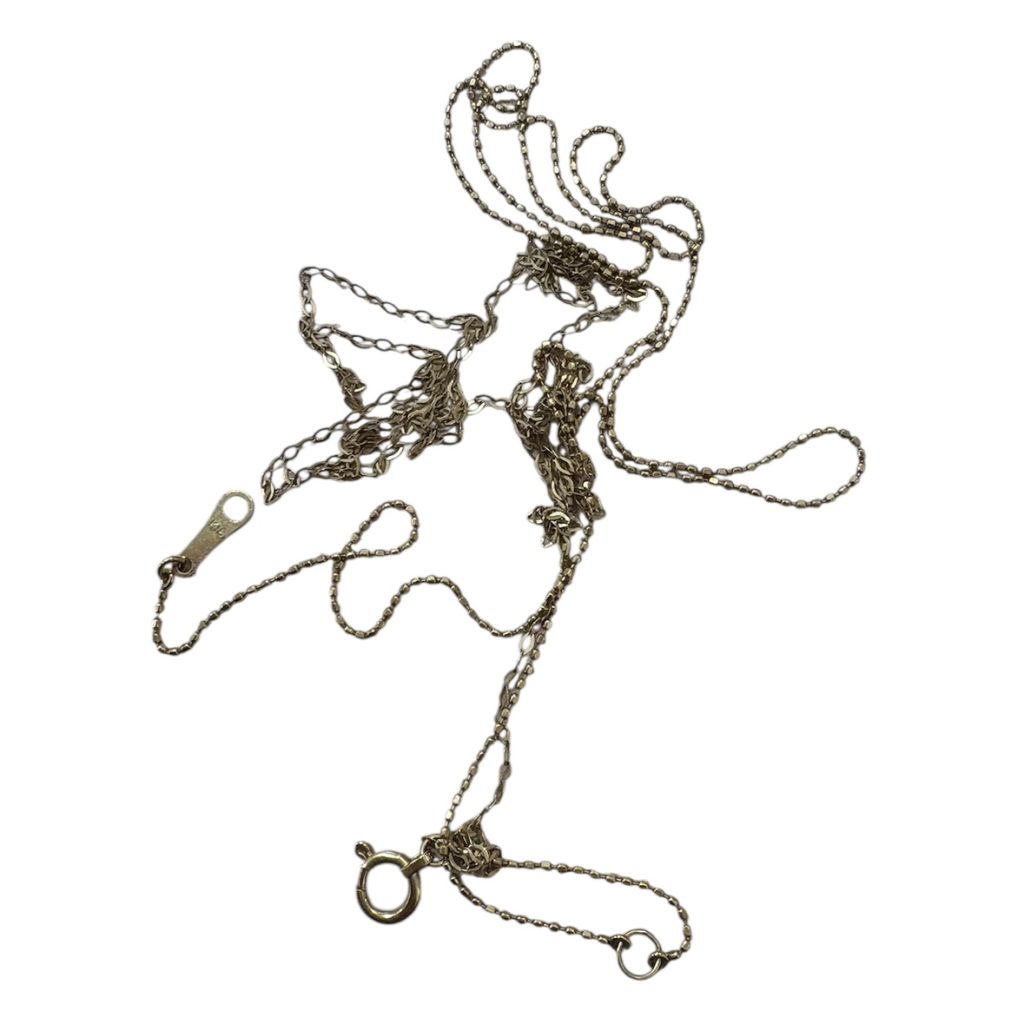 K18　18金　絡まった ネックレス