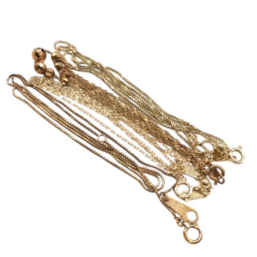 【K18(18金)　ネックレス　まとめ/貴金属・アクセサリー・メンズ・レディース】