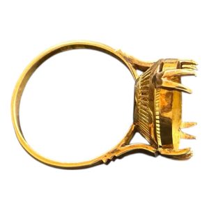 K18（18金）リング〈宝石なし〉