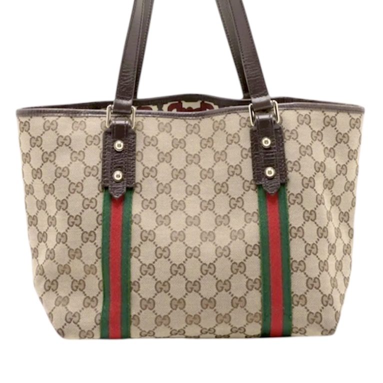 GUCCI グッチ シェリーライン トートバッグ