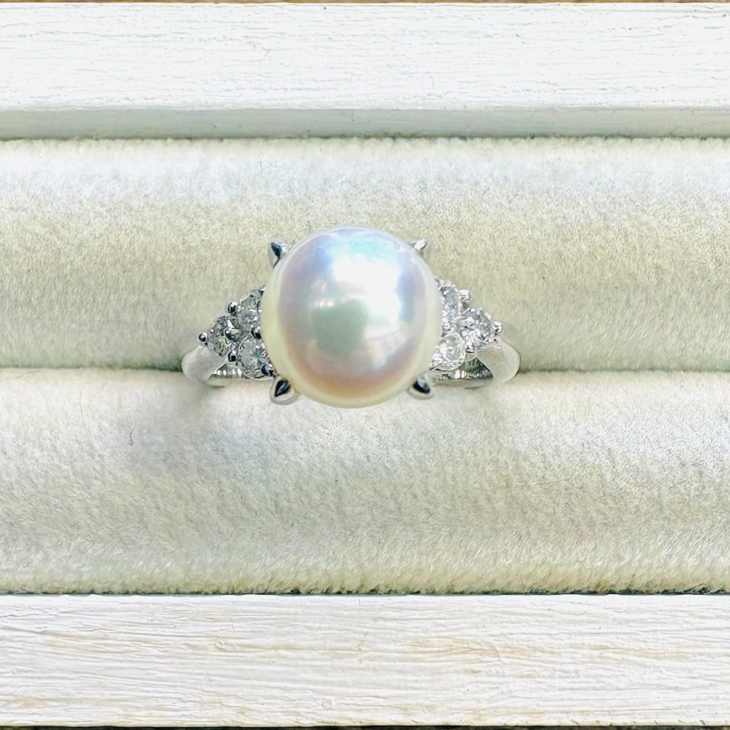 Pt900 リング パール