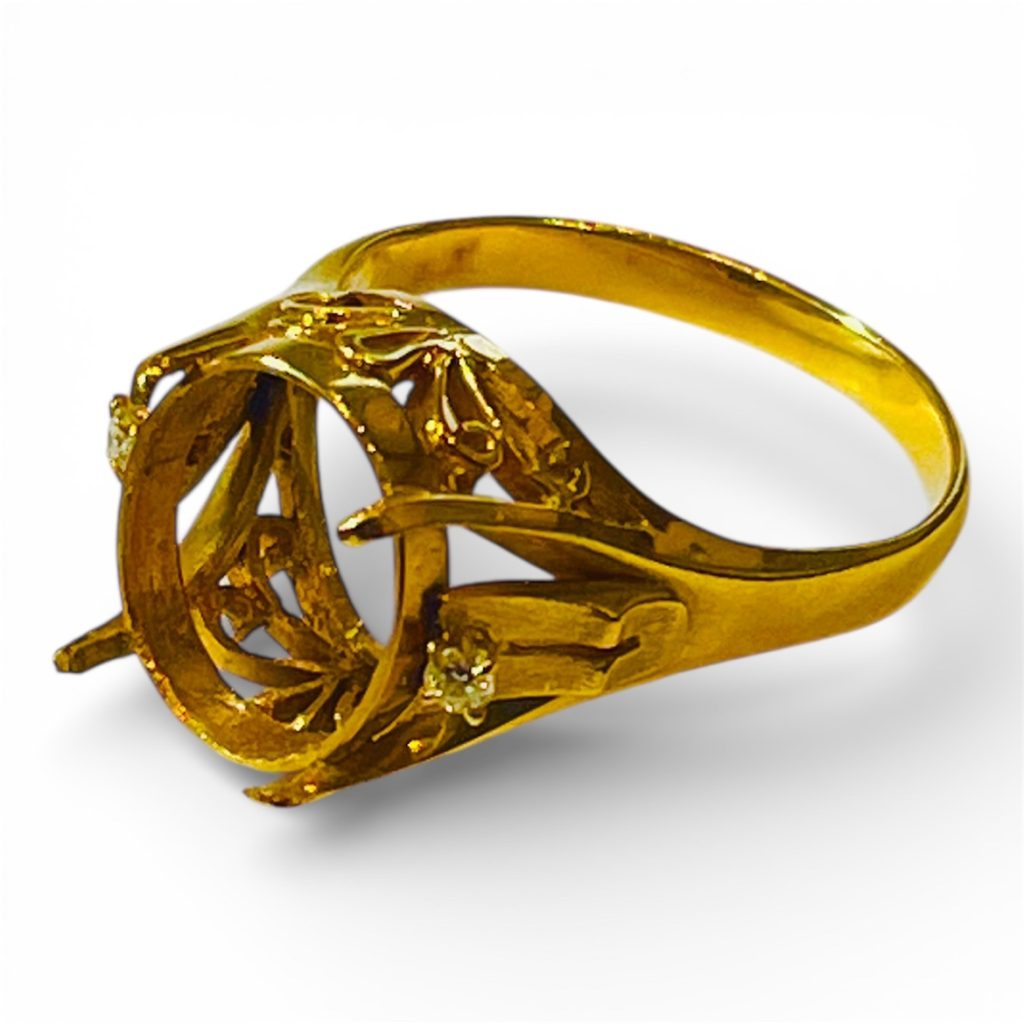 K18 リング（石外し）