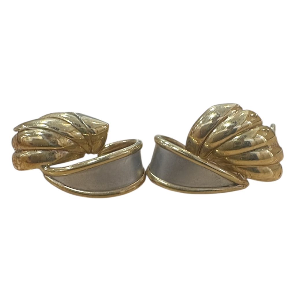 K18 18金／Pt850 プラチナ850　ピアス