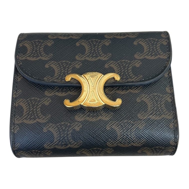 CELINE（セリーヌ） スモール フラップウォレット トリオンフ