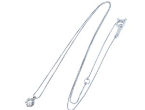 Pt900 ネックレス　ダイヤモンドトップ