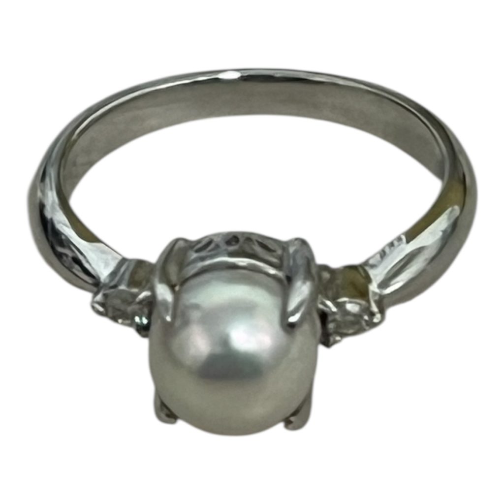 Pt900 プラチナ900 リング 石付き