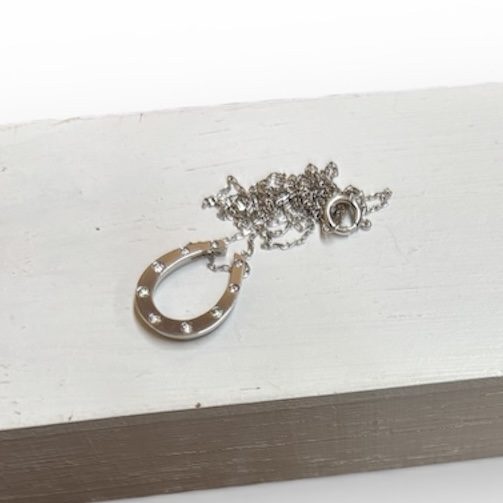 K18WG 18金 金 ホワイトゴールド メレダイヤ ネックレス アクセサリー ジュエリー 貴金属