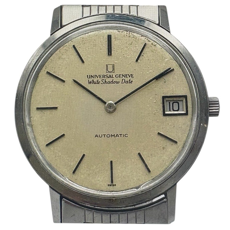 UNIVERSAL GENEVE ユニバーサルジュネーブ  ホワイトシャドウ アンティーク 時計