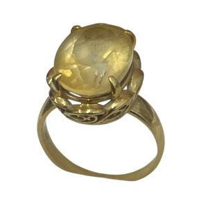 K18（18金・750）リング　トパーズ