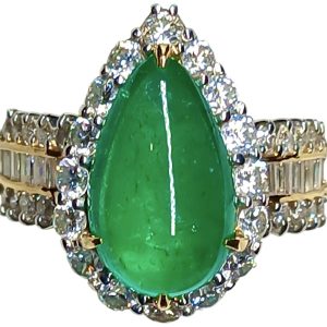 K18 18金 750 エメラルドリング　札幌市 東区 元町