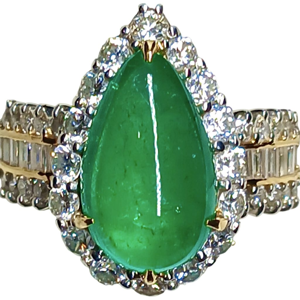 K18 18金 750 エメラルドリング　札幌市 東区 元町