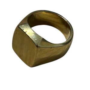 K18 18金 印台リング