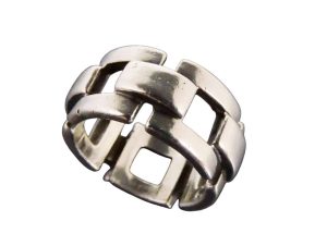 シルバー925 指輪 リング チェーンデザイン