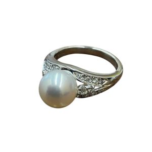 Pt900 パールリング　プラチナ900