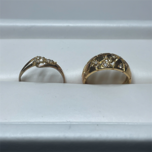 K18 メレダイヤリング 2点おまとめ　18金