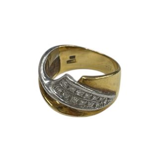 K18 Pt900 コンビリング