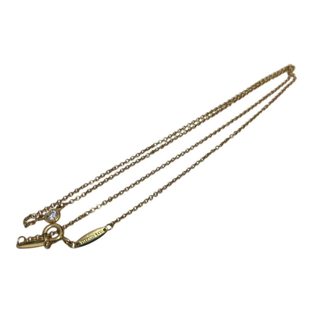 K18 ティファニー ダイヤモンドネックレス　札幌市　白石区　菊水