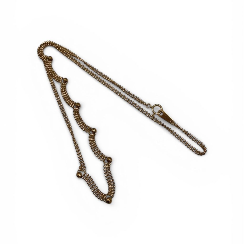 K18WG(18金ホワイトゴールド)　ネックレス