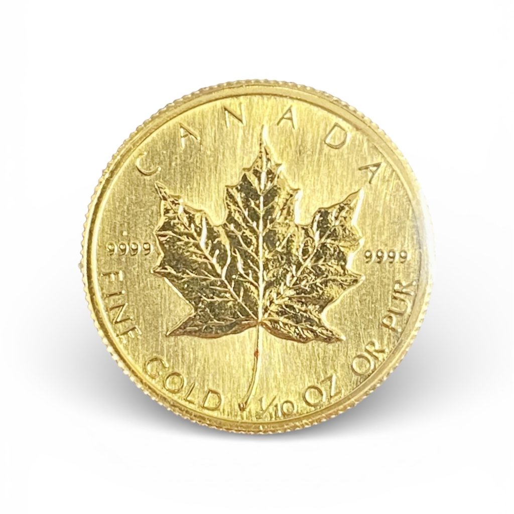 メイプルリーフ金貨 1/10オンス