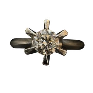 Pt900 プラチナ　ダイヤモンド付き　リング