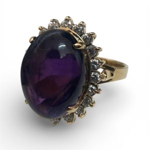 K14 アメジスト付きリング