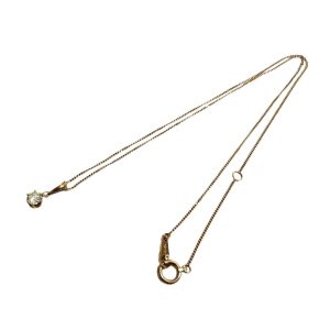 【K18 (18金)】ダイヤモンド  ネックレス