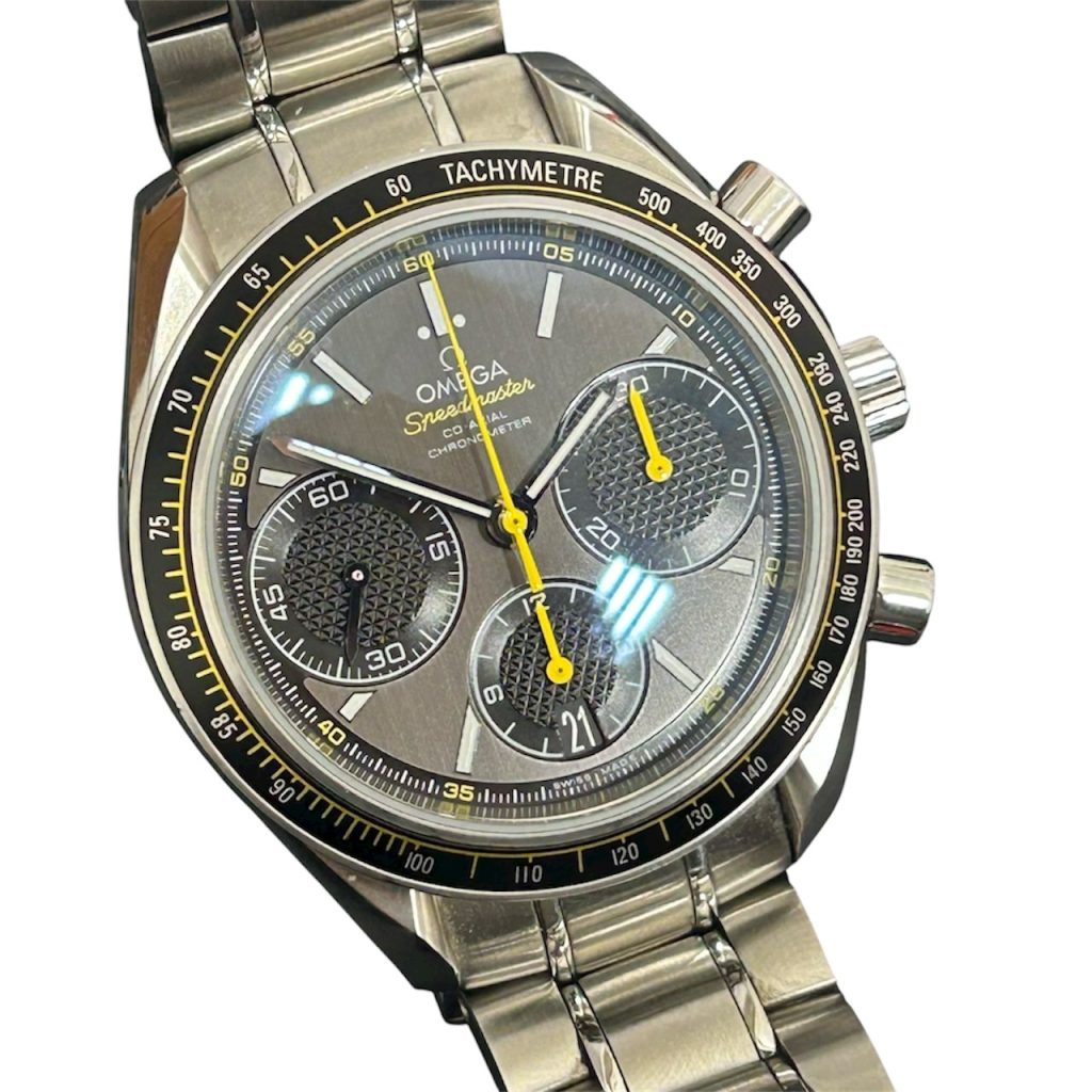 オメガ スピードマスター レーシング コーアクシャル クロノメーター 高価買取｜函館【買取専門店さすがやグランディールイチイ店】