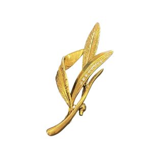 K18(18金)　ブローチ