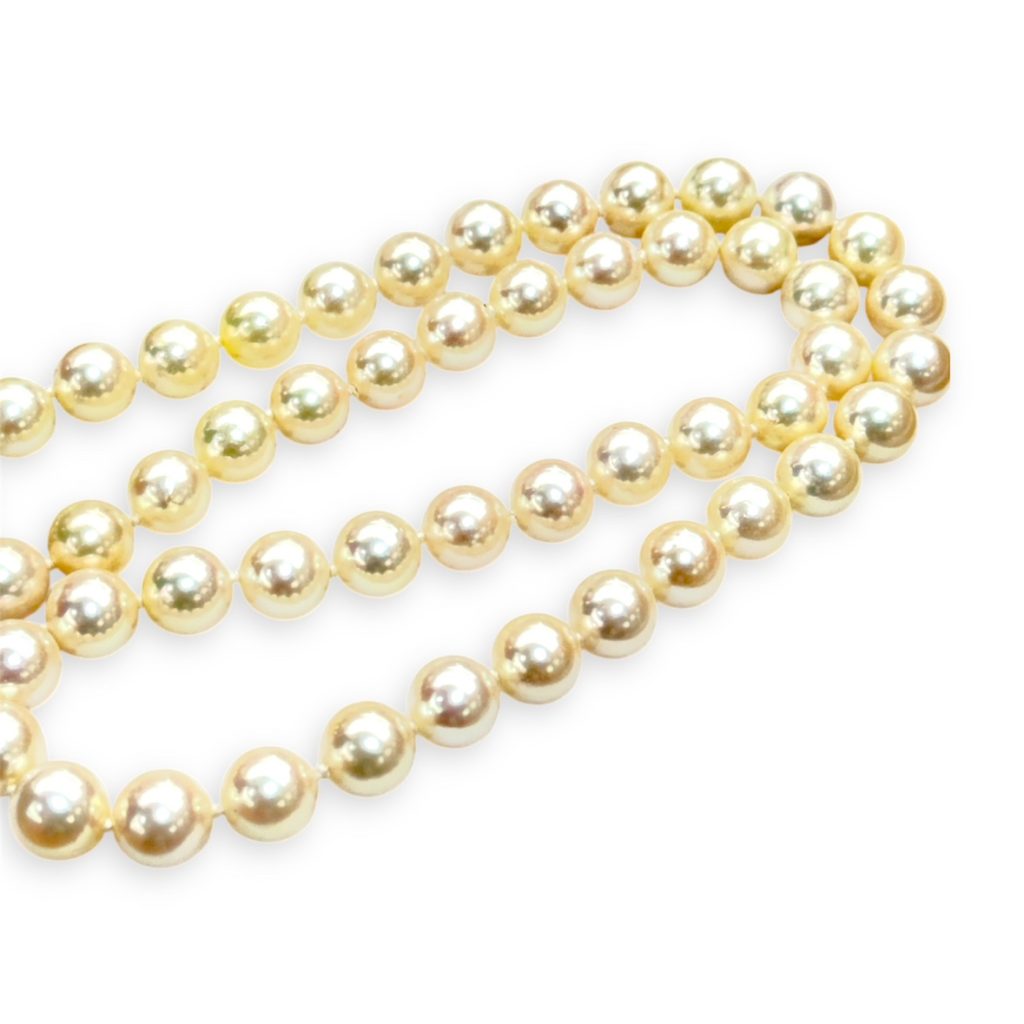 SILVER刻印　パールネックレス