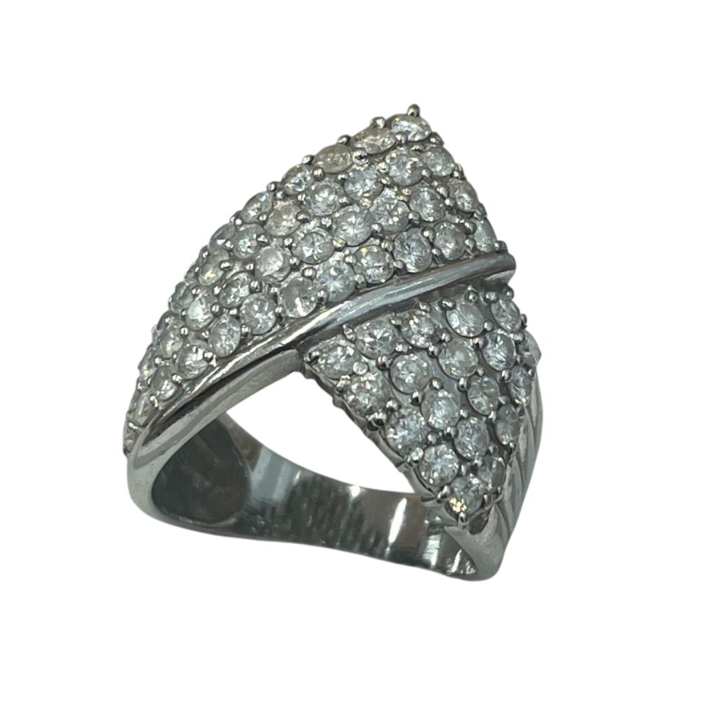 Pt900　メレダイヤ　リング