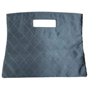 シャネル サテン マトラッセ クラッチハンドバッグ