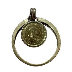 K18 18金　コイン付き ( 24金 ) トップ