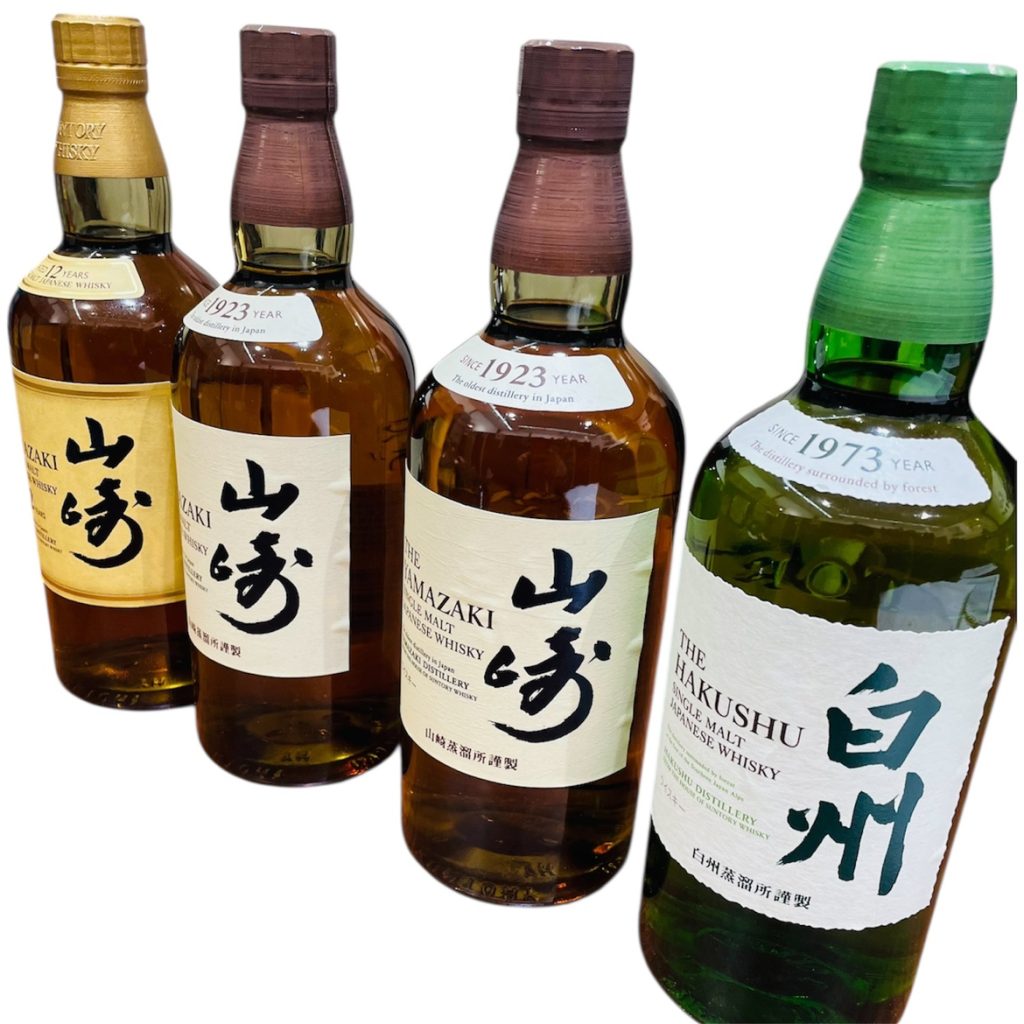 サントリー ウイスキー 山崎12年・山崎NV・白州NV