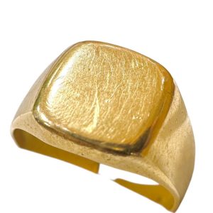 【K18(18金)　印台リング/貴金属・アクセサリー・メンズ・レディース】