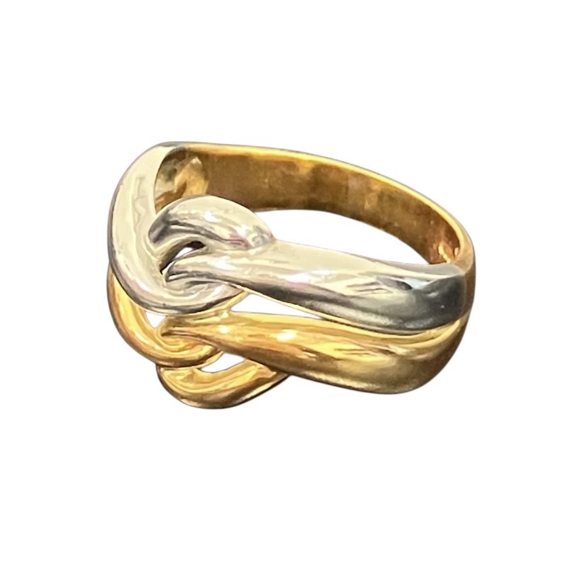 【リング 指輪】K18 18金 750/Pt900 プラチナ900 コンビ