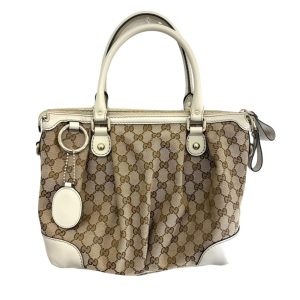 グッチ　スーキーGGキャンバス　ハンドバッグ