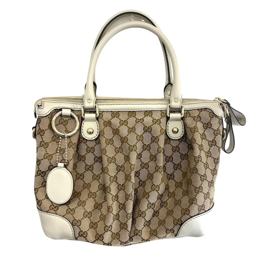 グッチ　スーキーGGキャンバス　ハンドバッグ