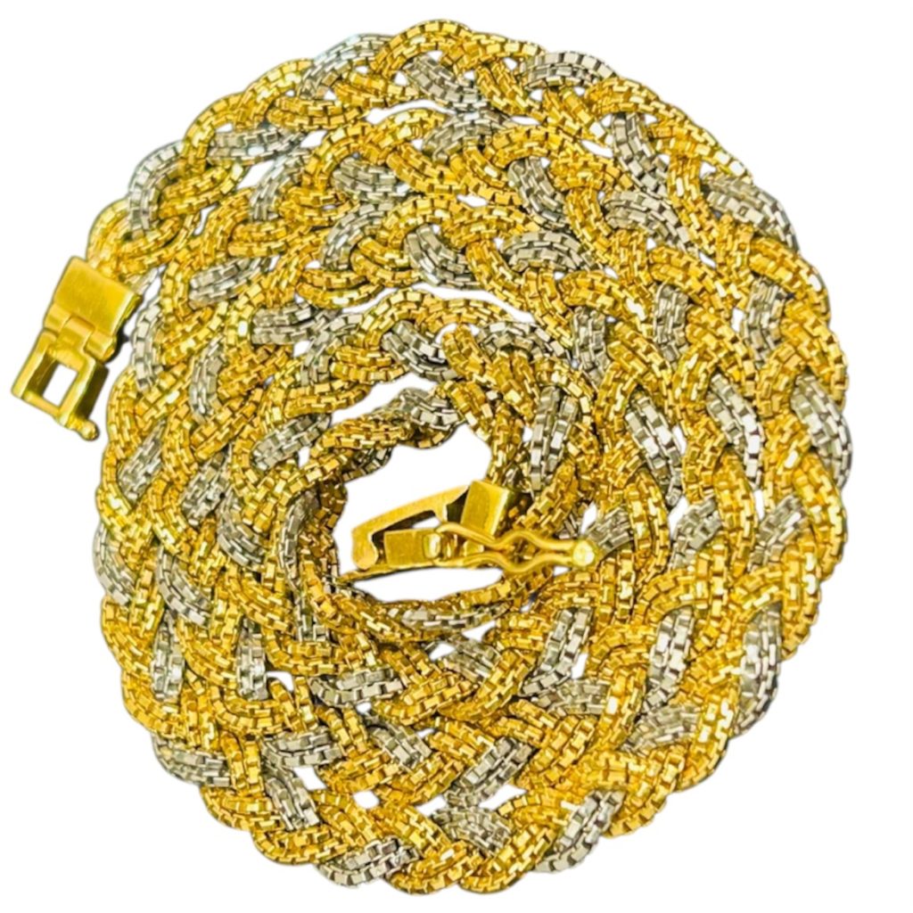 K18/Pt900 ネックレス