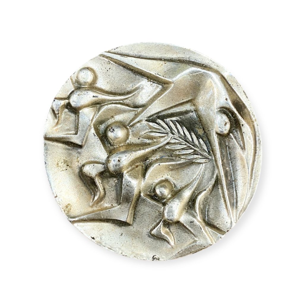 純銀刻印メダル