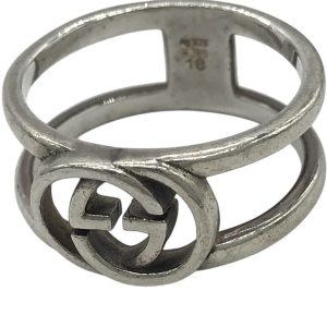 GUCCI グッチ インターロッキングG シルバー リング
