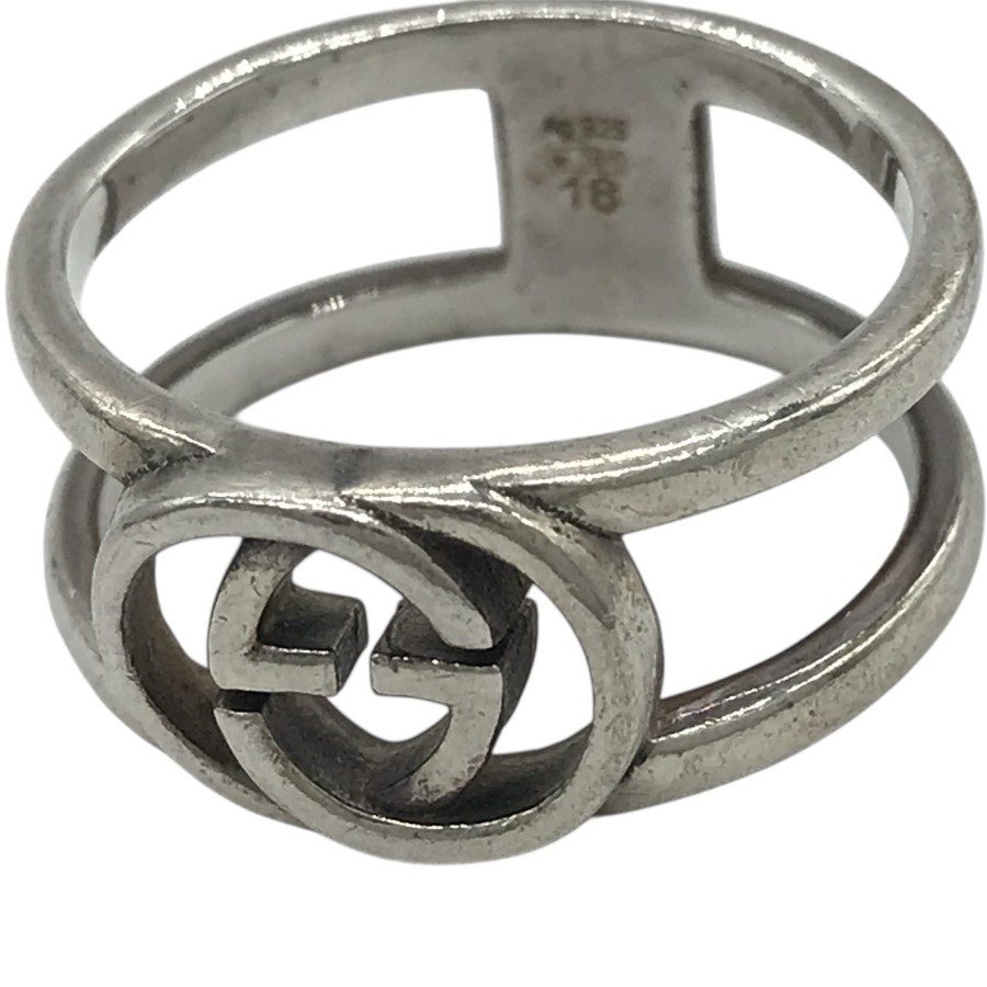 GUCCI グッチ インターロッキングG シルバー リング