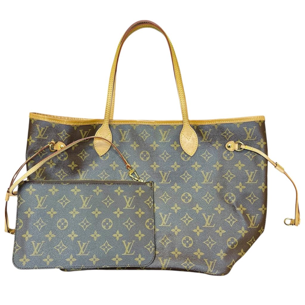 ルイヴィトン ネヴァーフルMM モノグラム M40996 ポーチ付き