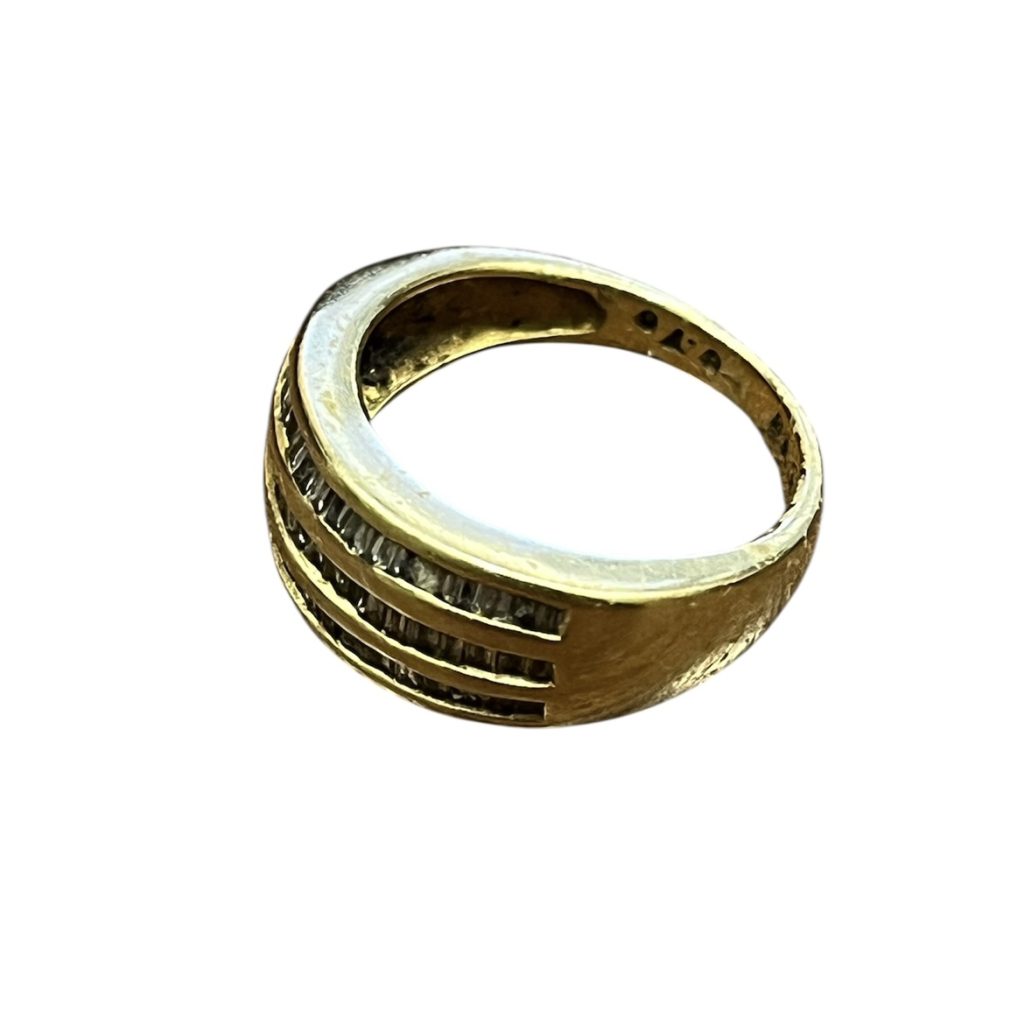 K18(18金)　メレダイヤ　リング