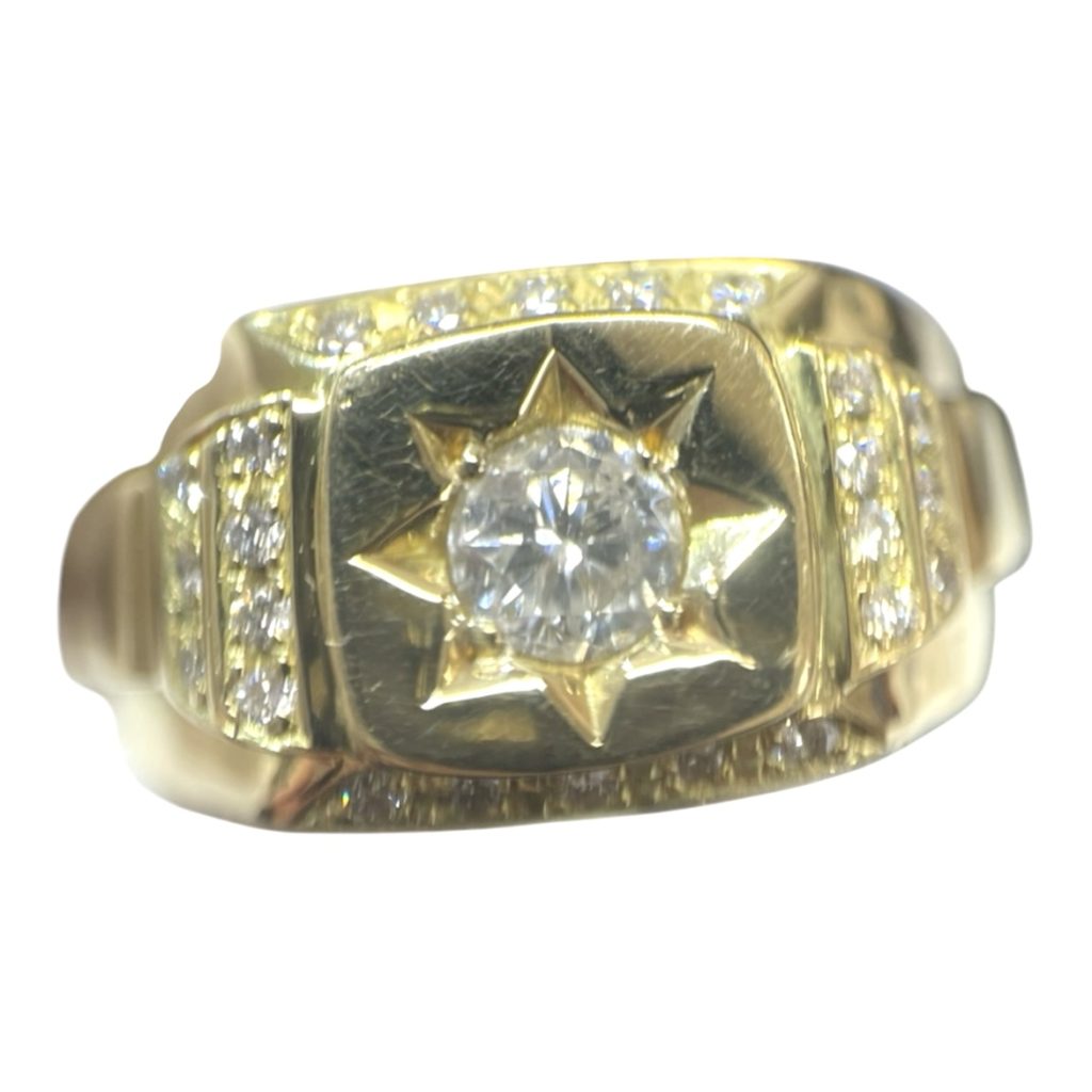 K18 ダイヤ埋め込みリング 高価買取｜恵庭市【買取専門店さすがやマックスバリュ恵庭店】