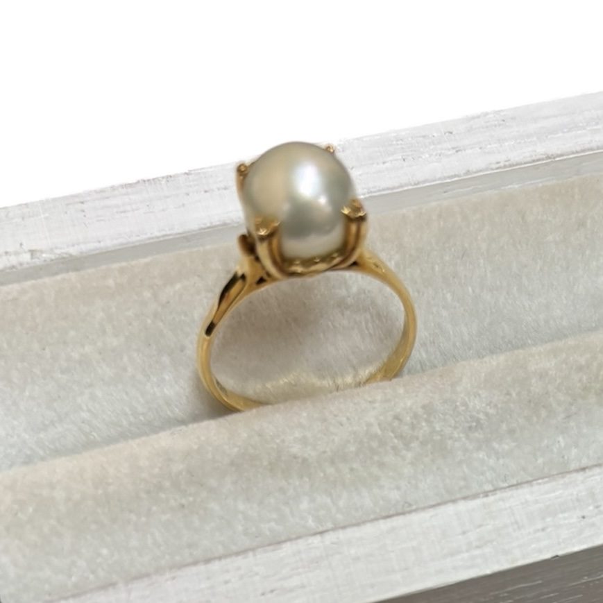 K18 18金 金 ゴールド パール リング アクセサリー ジュエリー 貴金属