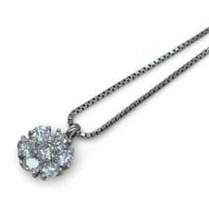 Pt900/Pt850 メレダイヤ ネックレス