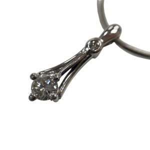 Pt850 ダイヤモンド ネックレス