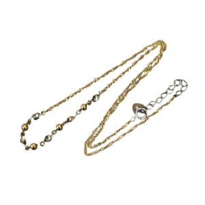 K18 18金 金 ゴールド Pt850 プラチナ コンビ ネックレス アクセサリー ジュエリー 貴金属